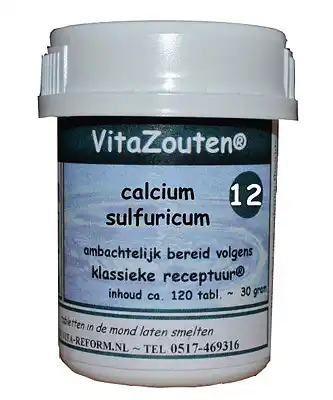 De Online Drogist Vita reform van der snoek vita reform celzout nr. 12 calcium sulfuricum 120tb aanbieding