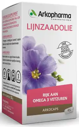 De Online Drogist Arkocaps lijnzaadolie capsules 45cp aanbieding