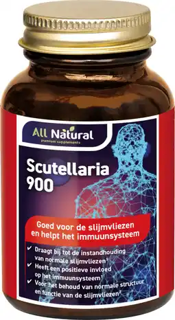 De Online Drogist All natural scutellaria 900 capsules 60vcp aanbieding