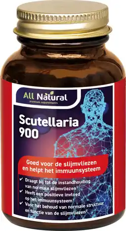 De Online Drogist All natural scutellaria 900 capsules 60vcp aanbieding