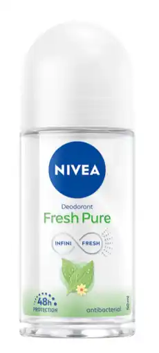 De Online Drogist Nivea fresh pure roll-on 50ml aanbieding