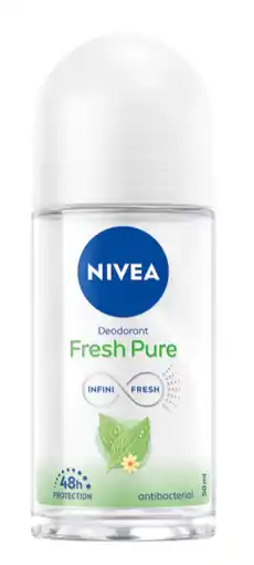 De Online Drogist Nivea fresh pure roll-on 50ml aanbieding