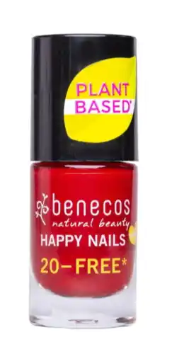 De Online Drogist Benecos nagellak cherry red 5ml aanbieding