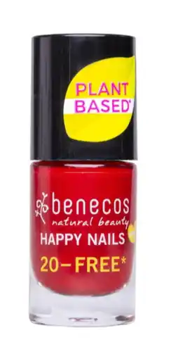 De Online Drogist Benecos nagellak cherry red 5ml aanbieding