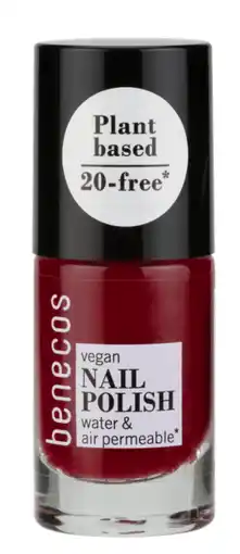 De Online Drogist Benecos nagellak cherry red 5ml aanbieding