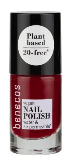 De Online Drogist Benecos nagellak cherry red 5ml aanbieding
