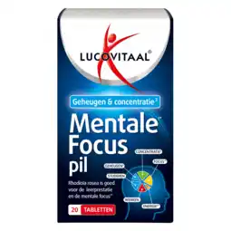 De Online Drogist Lucovitaal mentale focus pil tabletten 20tb aanbieding