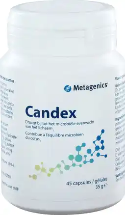 De Online Drogist Metagenics candex capsules 45cp aanbieding