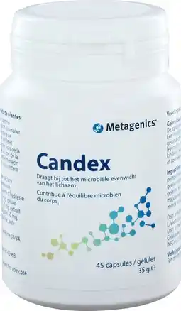 De Online Drogist Metagenics candex capsules 45cp aanbieding