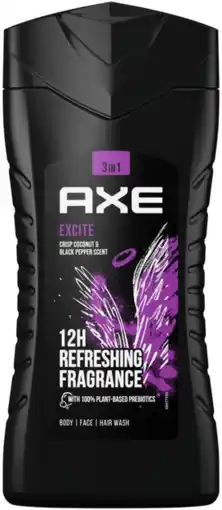 De Online Drogist Axe 3 in 1 body face & hair wash 250ml aanbieding