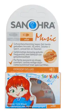 De Online Drogist Sanohra oordopjes muziek kinderen 2st aanbieding