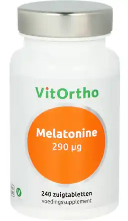 De Online Drogist Vitortho melatonine 290 µg zuigtabletten 240tb aanbieding