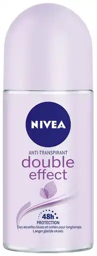 De Online Drogist Nivea double effect roll-on 50ml aanbieding