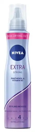 De Online Drogist Nivea extra strong styling mousse 150ml aanbieding