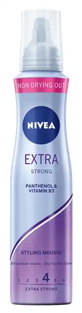 De Online Drogist Nivea extra strong styling mousse 150ml aanbieding