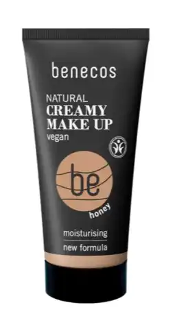 De Online Drogist Benecos natural creamy make up honey 30ml aanbieding