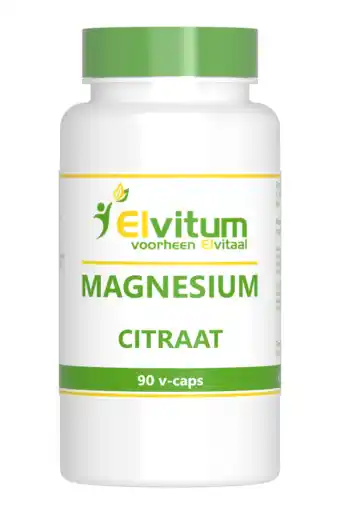 De Online Drogist Elvitum magnesiumcitraat capsules 90vcp aanbieding