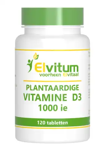 De Online Drogist Elvitum vitamine d3 1000 ie plantaardig tabletten 120tb aanbieding