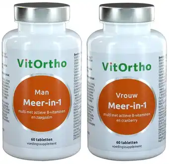 De Online Drogist Vitortho meer in 1 man & vrouw tabletten 2st aanbieding