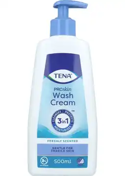 De Online Drogist Tena proskin wash cream 500ml aanbieding