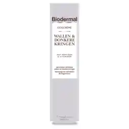 De Online Drogist Biodermal oogcrème wallen & donkere kringen 15ml aanbieding
