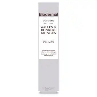 De Online Drogist Biodermal oogcrème wallen & donkere kringen 15ml aanbieding