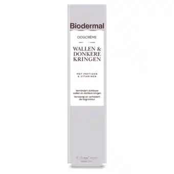 De Online Drogist Biodermal oogcrème wallen & donkere kringen 15ml aanbieding
