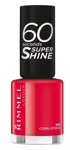 De Online Drogist Rimmel london nagellak 60 seconds 430 coralicious 8ml aanbieding