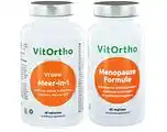 De Online Drogist Vitortho meer-in-1 vrouw tabletten + menopauze formule capsules 2st aanbieding