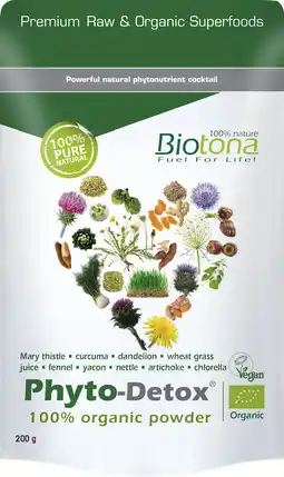 De Online Drogist Biotona phyto-detox powder 200gr aanbieding