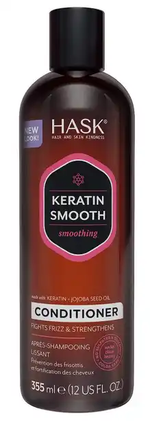 De Online Drogist Hask keratin protein smoothing conditioner 355ml aanbieding