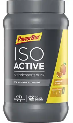 De Online Drogist Powerbar isoactive orange 600gr aanbieding