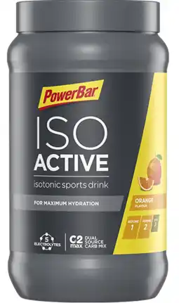 De Online Drogist Powerbar isoactive orange 600gr aanbieding