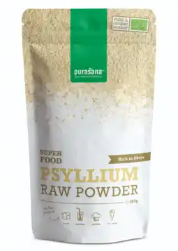 De Online Drogist Purasana psyllium poeder bio 200gr aanbieding