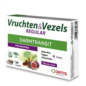 De Online Drogist Ortis vruchten & vezels regular darmtransit blokjes 24st aanbieding