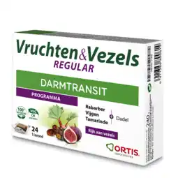 De Online Drogist Ortis vruchten & vezels regular darmtransit blokjes 24st aanbieding