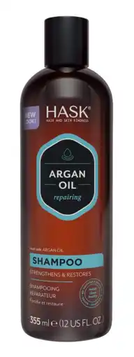 De Online Drogist Hask argan oil repairing shampoo 355ml aanbieding