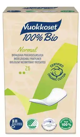 De Online Drogist Vuokkoset inlegkruisjes normal bio 26st aanbieding