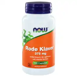 De Online Drogist Now rode klaver 375mg capsules 100vcp aanbieding