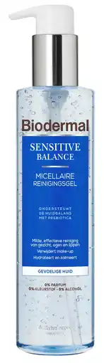 De Online Drogist Biodermal sensitive balance micellaire reinigingsgel 200ml aanbieding