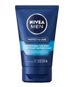 De Online Drogist Nivea men protect & care verfrissende face wash 100ml aanbieding