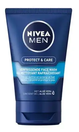 De Online Drogist Nivea men protect & care verfrissende face wash 100ml aanbieding