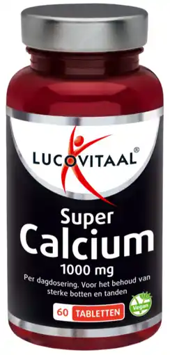 De Online Drogist Lucovitaal calcium super 1000mg tabletten 60tb aanbieding