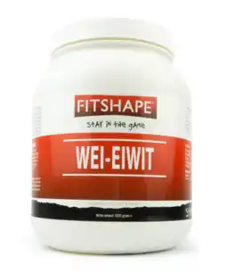 De Online Drogist Fitshape wei eiwit vanille 1000gr aanbieding