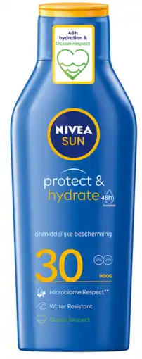 De Online Drogist Nivea sun protect & hydrate zonnemelk spf30 400ml aanbieding