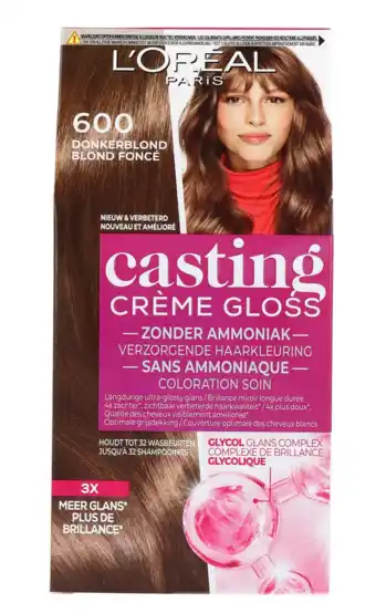 De Online Drogist L'oréal paris casting crème gloss 600 cappuccino 180ml aanbieding