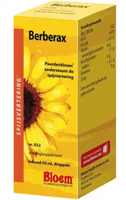 De Online Drogist Bloem berberax druppels 50ml aanbieding