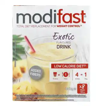 De Online Drogist Modifast intensive weight loss milkshake exotic 440gr aanbieding