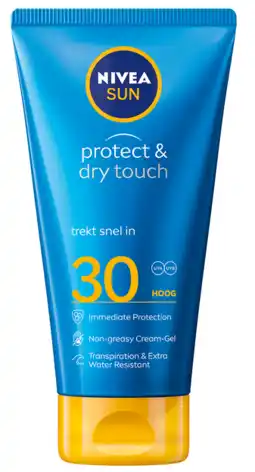 De Online Drogist Nivea sun protect & dry touch gel spf30 175ml aanbieding