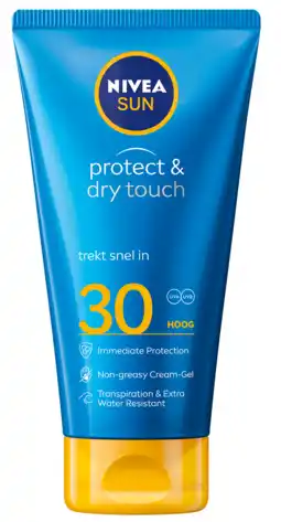 De Online Drogist Nivea sun protect & dry touch gel spf30 175ml aanbieding